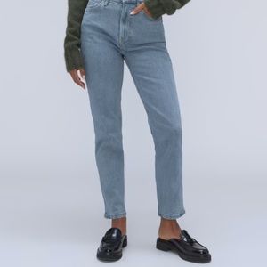NWT The Original Cheeky Jean Everlane 26.5” Size 28 Stone Washed Sky